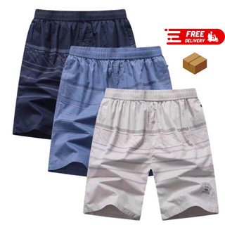 Quần short thô nam trung niên quần mặc nhà chất cotton vải mềm mịn nhiều màu
