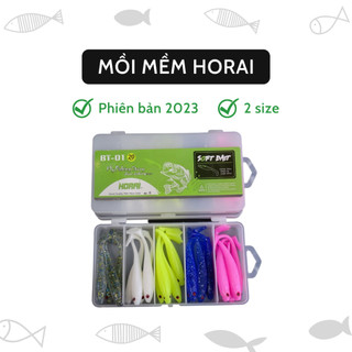 Mồi mềm horai câu lure 2 size lớn nhỏ bt01 bt02 hộp 20 con 30 con