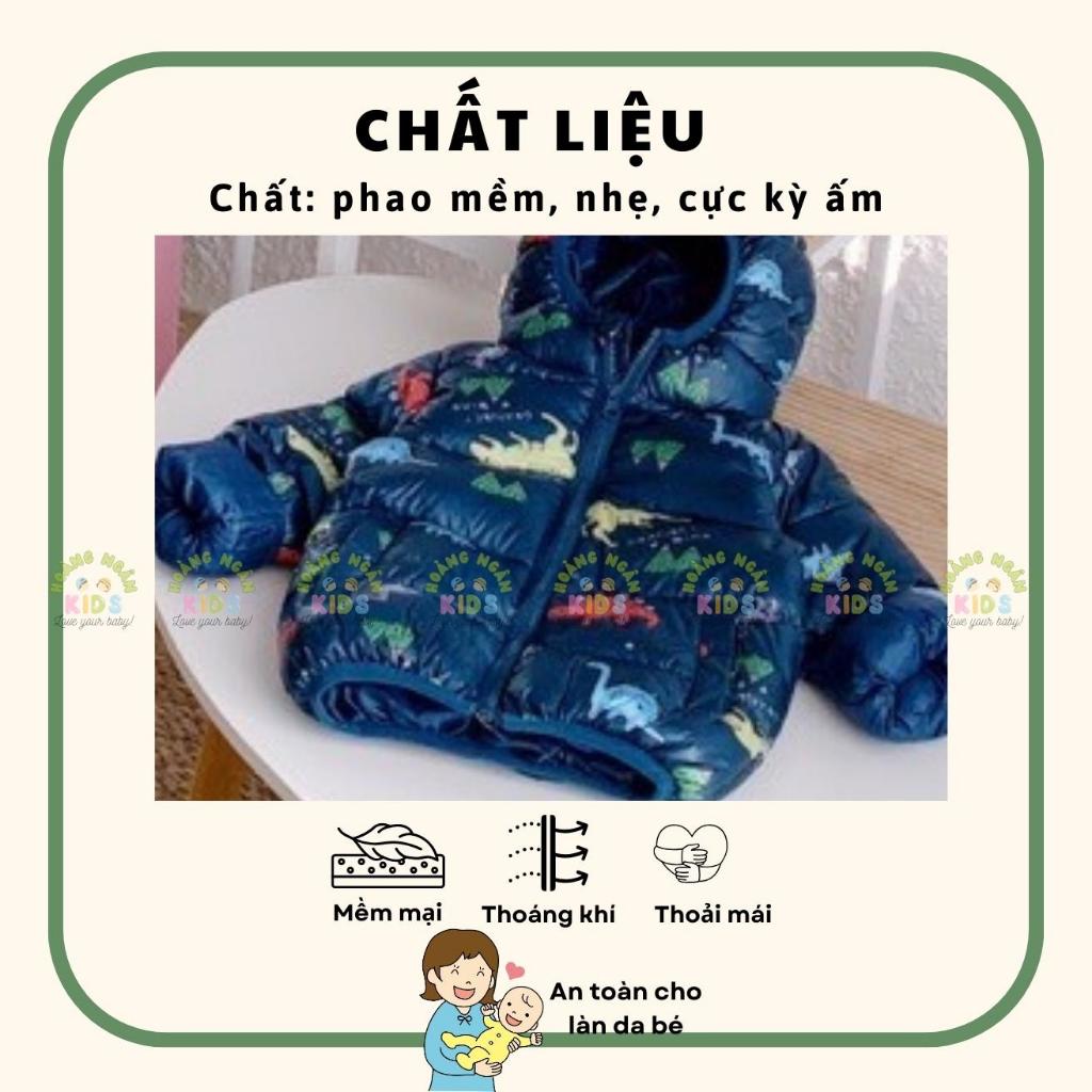 Áo phao dài tay in hoạ tiết quảng châu, áo khoác phao trần bông dày dặn hàng đẹp