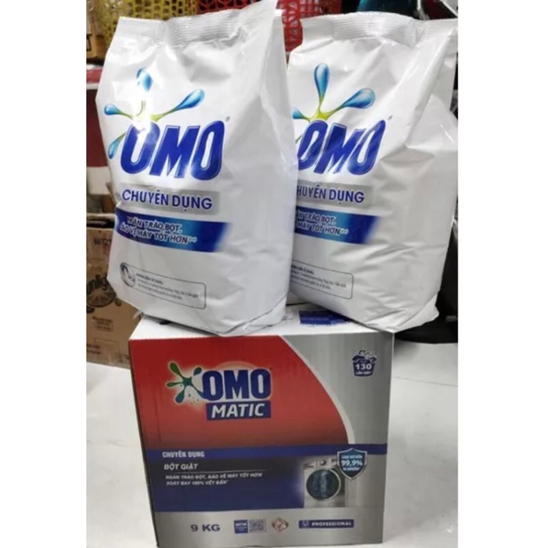 Bột giặt omo chuyên dụng 9kg