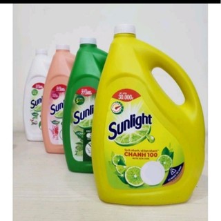 Nước rửa chén sunlight chanh can 3,6 kg