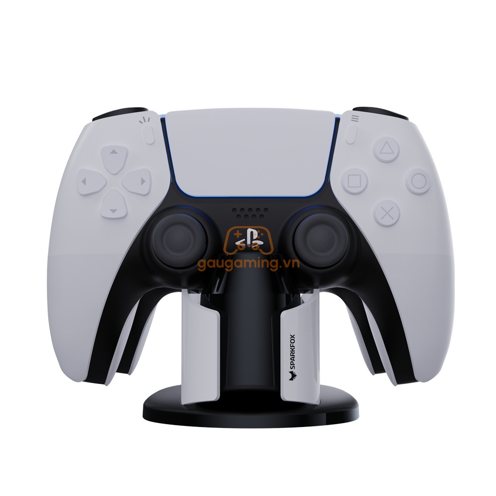 Dock Sạc Nhanh Kèm nguồn sạc cho tay cầm Dualsense PS5 chính hãng SPARKFOX