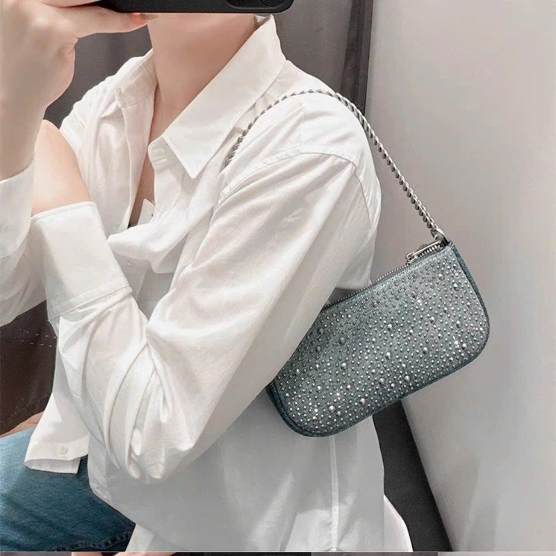 TÚI UR chất vải jean sz 19cm