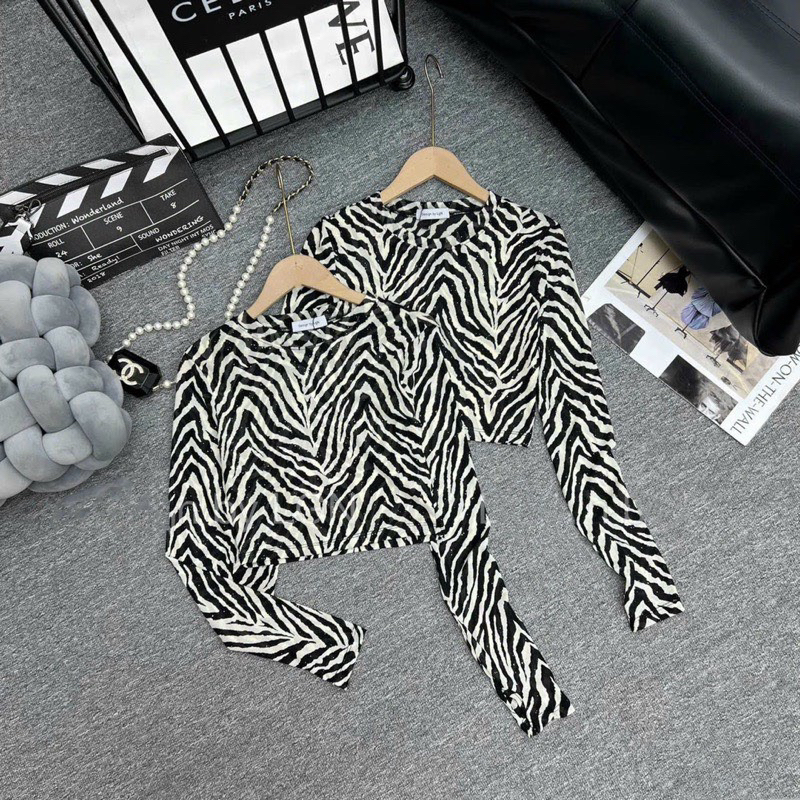 ÁO CRTOP TAY DÀI SEXY KHUYẾN RŨ 2 KIỂU