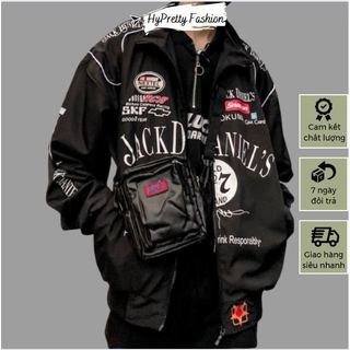  Áo khoác dù JackDaniels Racing Jacket Cbmhouse unisex 2 lớp cao cấp cá tính HYPRETTY 01 