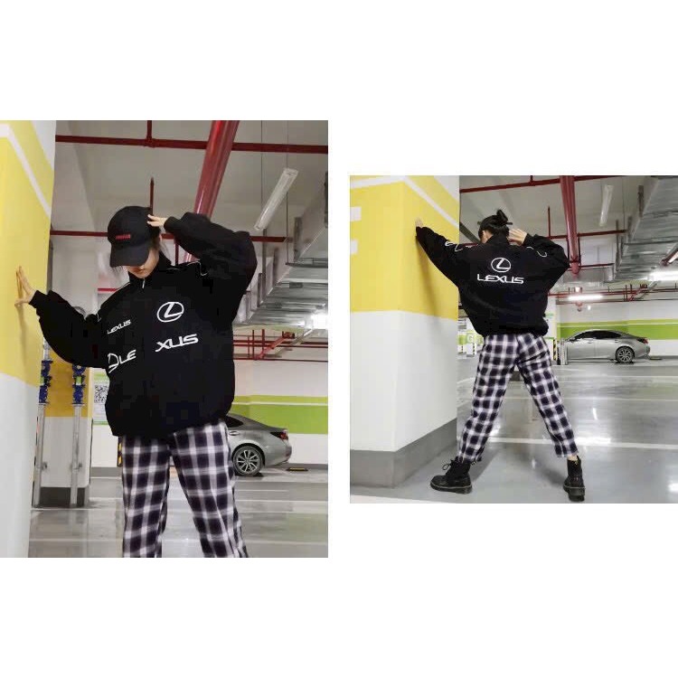 Áo khoác dù biker racing in LEXUS form rộng cá tính năng động đi phượt HYPRETTY 01