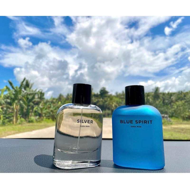 Nước Hoa Zara Man Silver 80ml + Zara Man Blue Spirit 80ml.