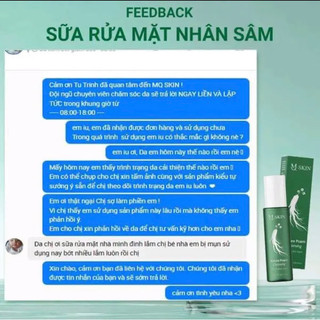 Sữa rửa mặt nhân sâm Mq skin
