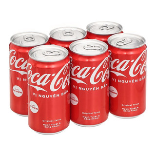 Lốc 6 lon nước ngọt Coca Cola 235ml