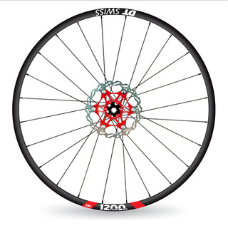 Tem decal dán bánh xe đạp địa hình MTB dt swiss 1200 | cheetahdecals.com