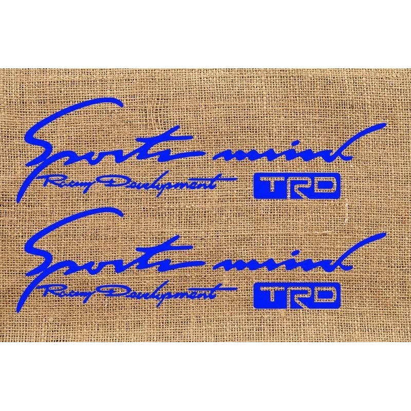 2 chiếc Decal tem Sport Mind phong cách trang trí Xe máy phong cách