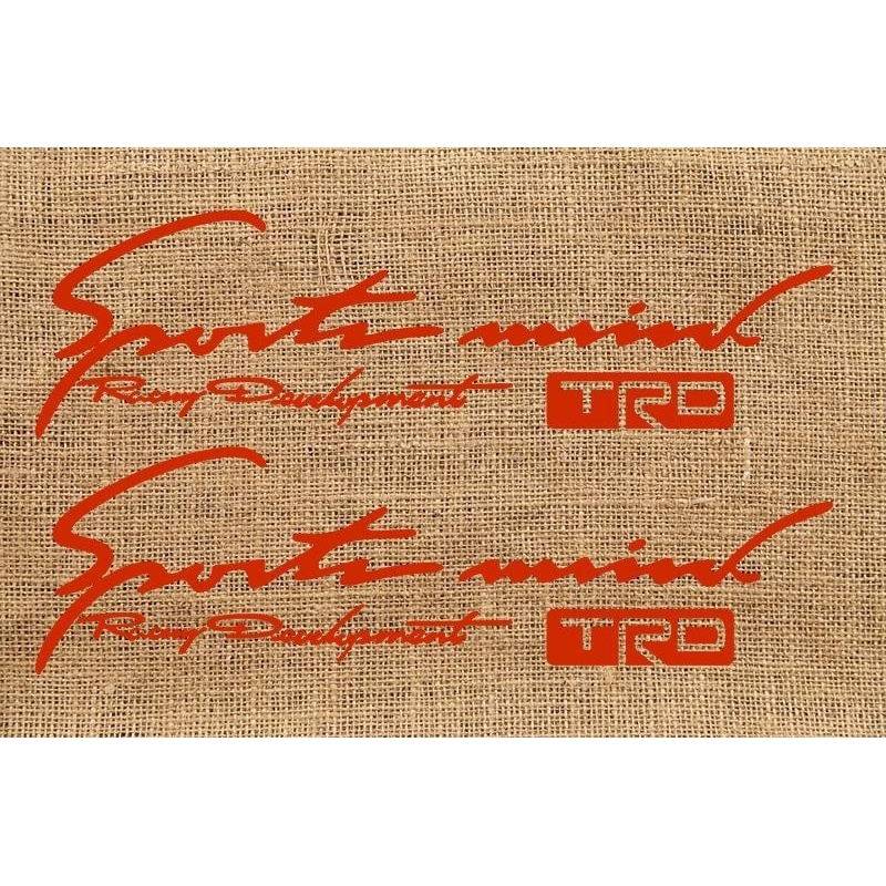 2 chiếc Decal tem Sport Mind phong cách trang trí Xe máy phong cách