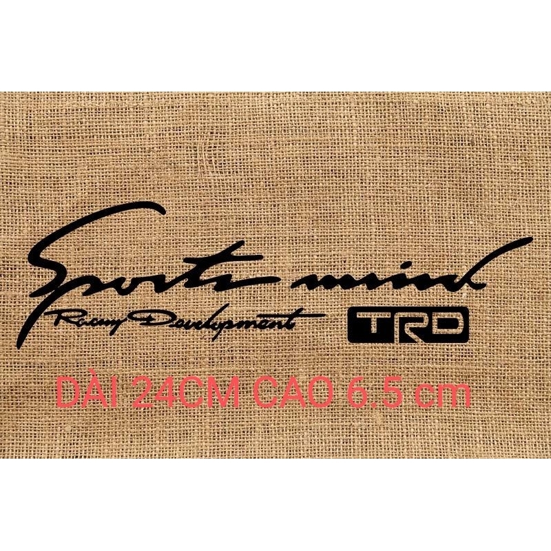 2 chiếc Decal tem Sport Mind phong cách trang trí Xe máy phong cách