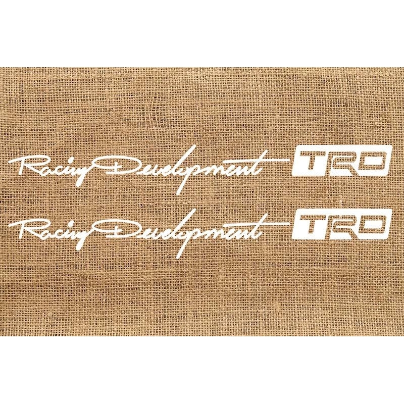 2 chiếc Decal RACING Development TRC trang trí xe máy Honda -Yamaha