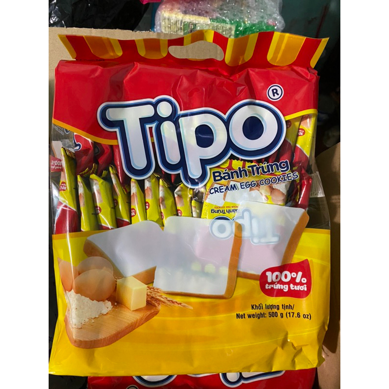 BÁNH TIPO TRỨNG GÓI 500GR