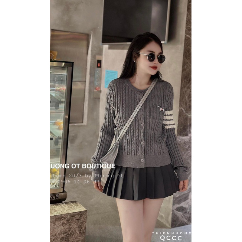 Áo len thừng Thom thêu cún QC