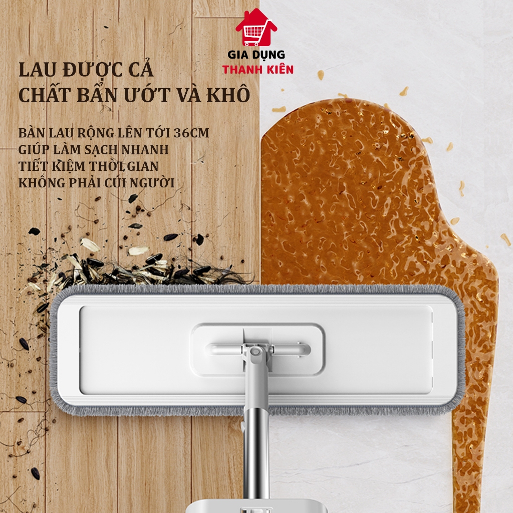 Combo 2 miếng lau thay thế của mã cây lau nhà tự vắt - TK003