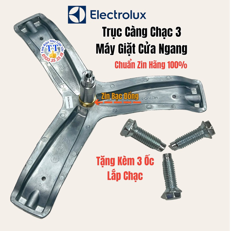 Trục Càng Chạc 3 Máy Giặt Elextrolux Cửa Ngang Đủ Các Model EWF & EWW và Trọng Lượng Giặt Sấy