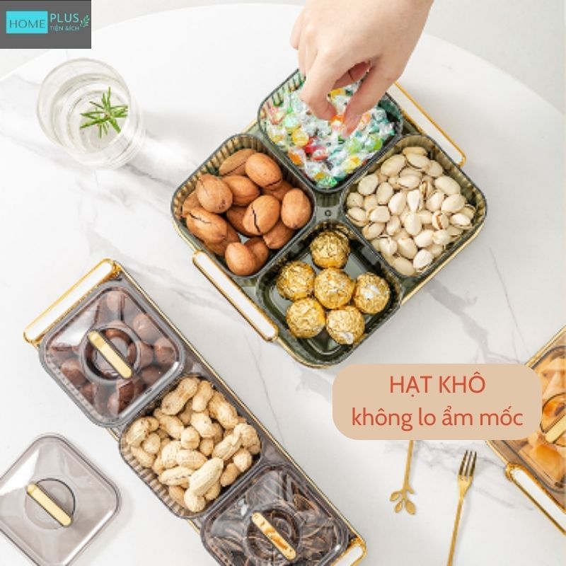KHAY ĐỰNG MỨT KẸO, HẠT KHÔ sang trọng, an toàn hàng mới nhất shop HOMEPLUS.