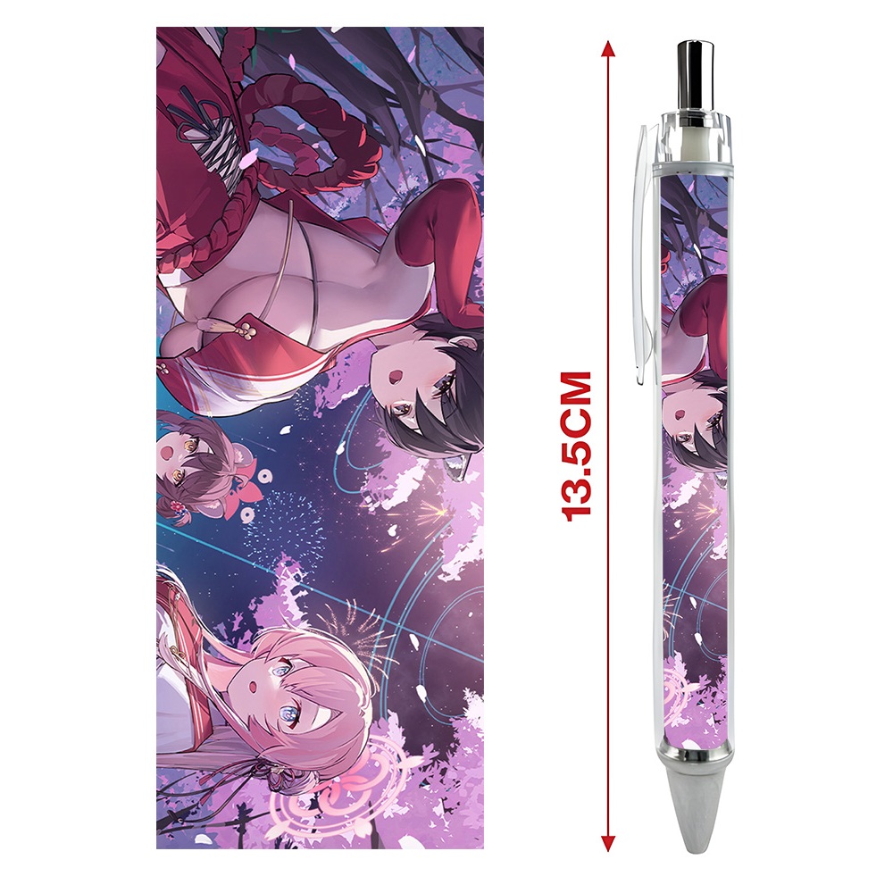 Bút viết In hình Tổng Hợp Game Blue Archive - Hình in sắc nét - Bút Gel ngòi 0.5mm by 2D Tộc Shop