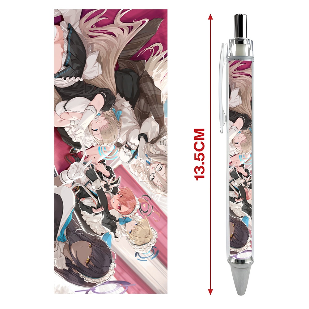 Bút viết In hình Tổng Hợp Game Blue Archive - Hình in sắc nét - Bút Gel ngòi 0.5mm by 2D Tộc Shop