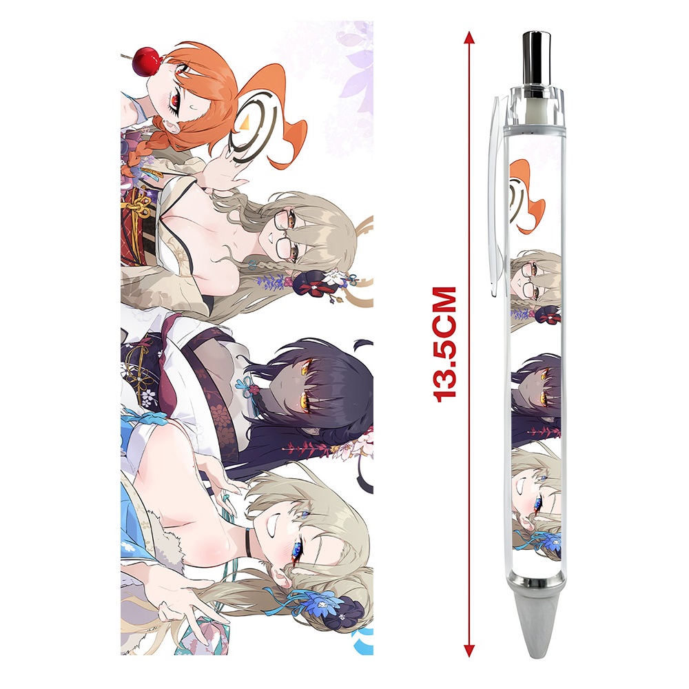 Bút viết In hình Tổng Hợp Game Blue Archive - Hình in sắc nét - Bút Gel ngòi 0.5mm by 2D Tộc Shop