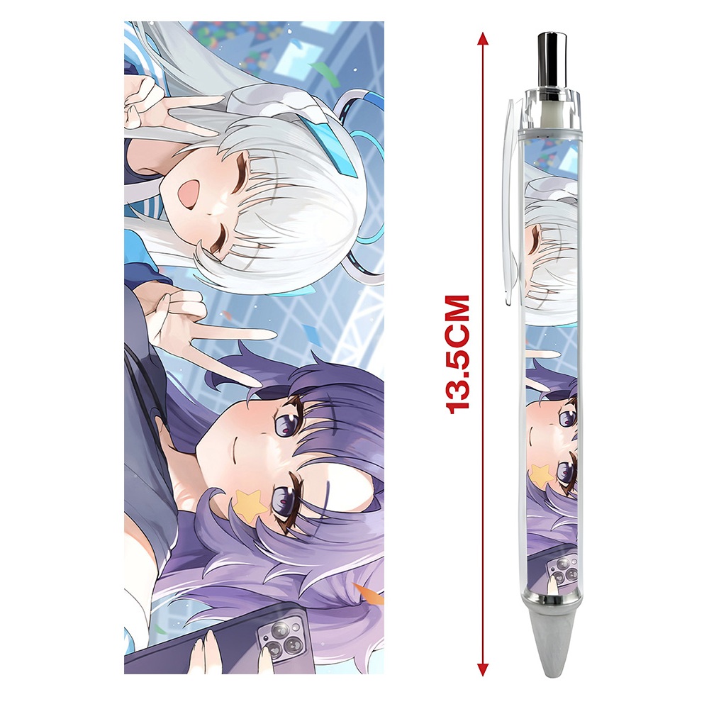 Bút viết In hình Tổng Hợp Game Blue Archive - Hình in sắc nét - Bút Gel ngòi 0.5mm by 2D Tộc Shop