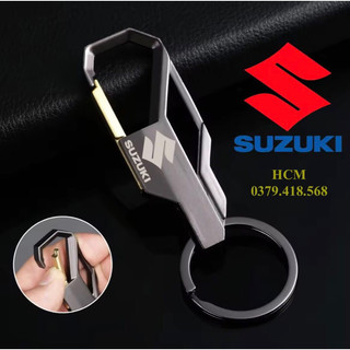 [SUZUKI HCM] Móc khoá ô tô xe máy logo Suzuki (1 cái)