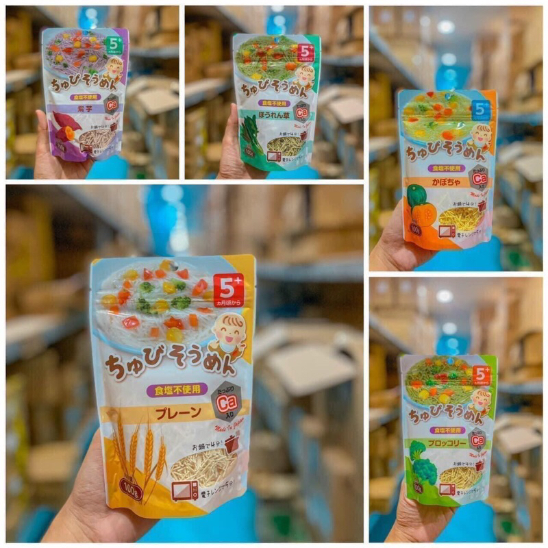 Mì somen Chubi cho bé từ 5 tháng