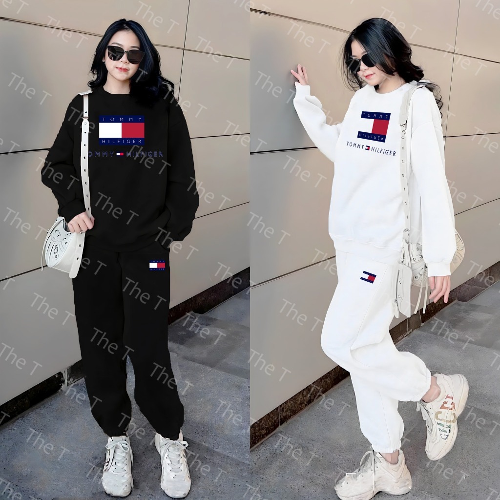 Bộ Sweater HERMES Nam Nữ, Chữ Thêu Hình In 5D, Bộ Nỉ Chất Liệu Loại 1 - Hàng Cao Cấp Hottrend Thu Đông nemoshop