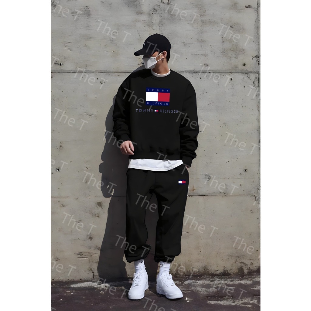 Bộ Sweater HERMES Nam Nữ, Chữ Thêu Hình In 5D, Bộ Nỉ Chất Liệu Loại 1 - Hàng Cao Cấp Hottrend Thu Đông nemoshop