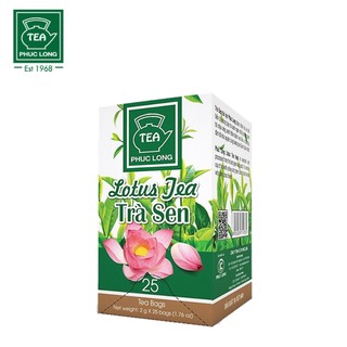 Trà sen túi lọc lotus tea bag phúc long
