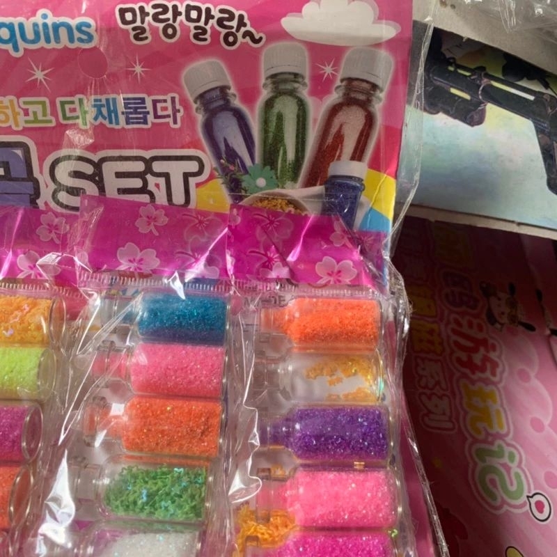 Sỉ vỉ nhũ kim tuyến trang trí 90 lọ