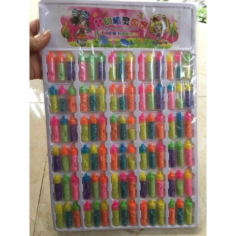 Sỉ vỉ nhũ kim tuyến trang trí 90 lọ