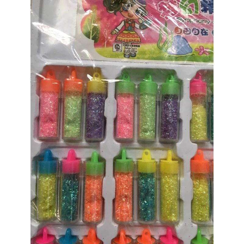 Sỉ vỉ nhũ kim tuyến trang trí 90 lọ