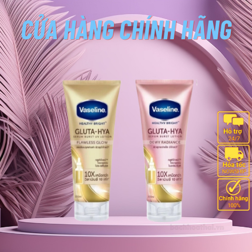 Serum Vaseline Gluta-Hya Dưỡng Da Sáng Mịn Sau 7 Ngày 330 ML - GTM Beauty