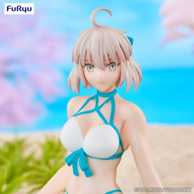 Mô hình Okita Souji Fate Grand Order hãng FuRyu - Noodle Stopper Ver 11cm, Anime figure chính hãng Nhật Bản