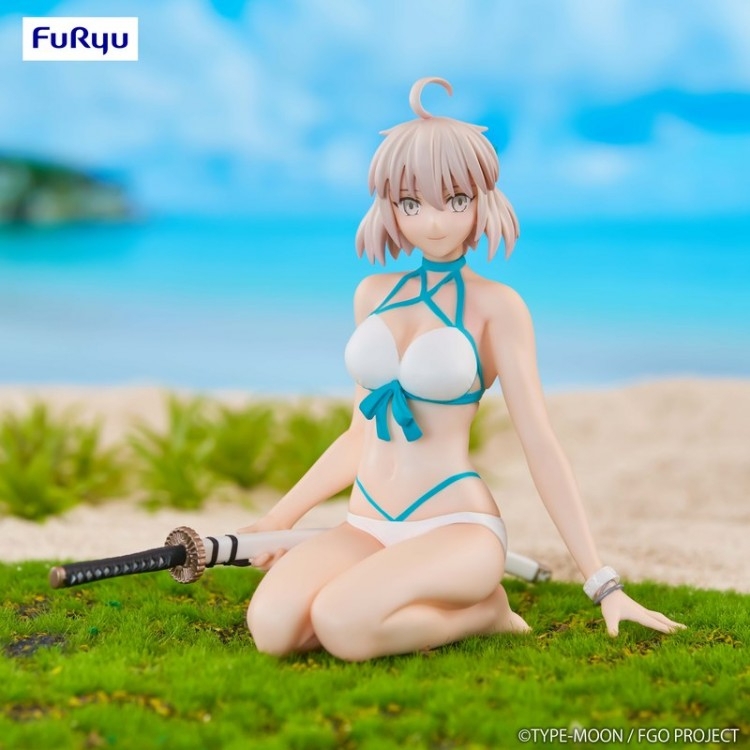 Mô hình Okita Souji Fate Grand Order hãng FuRyu - Noodle Stopper Ver 11cm, Anime figure chính hãng Nhật Bản