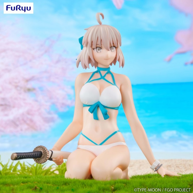 Mô hình Okita Souji Fate Grand Order hãng FuRyu - Noodle Stopper Ver 11cm, Anime figure chính hãng Nhật Bản