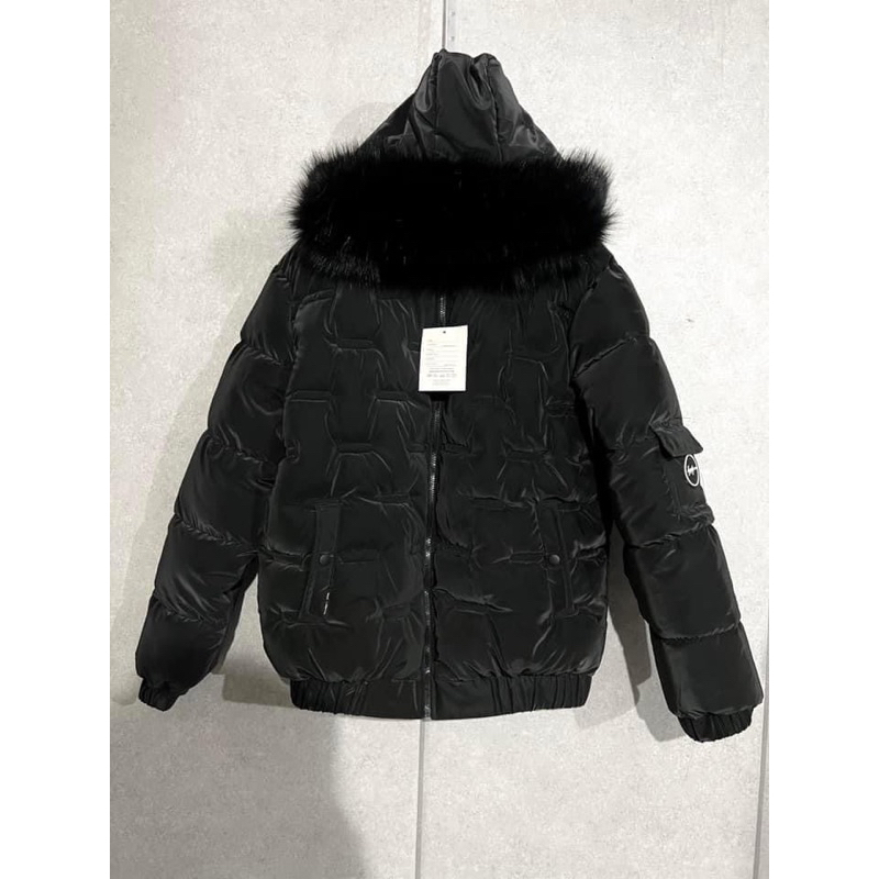 Áo khoác phao nam phong cách trẻ trung có mũ lông tại xưởng may AKANO