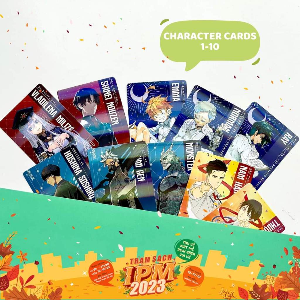 Gacha Character Cards Trạm IPM 2023