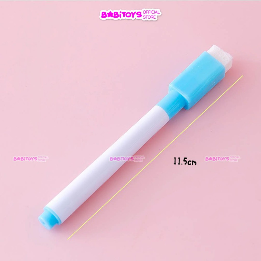 Bút dạ nhiều màu viết bảng trắng hoặc tập viết xóa 64 trang cho bé có thể xóa được