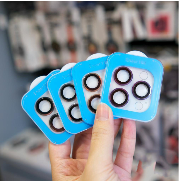 Kính Camera Iphone 14 Pro,14 Pro max KUZOOM PVD 2 Tầng 3D bảo vệ mắt dán Lens Cam chống trầy xước