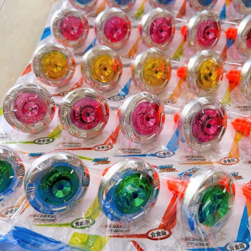 Sỉ Vỉ 25 con quay rút sắt nhũ đẹp  cho bé