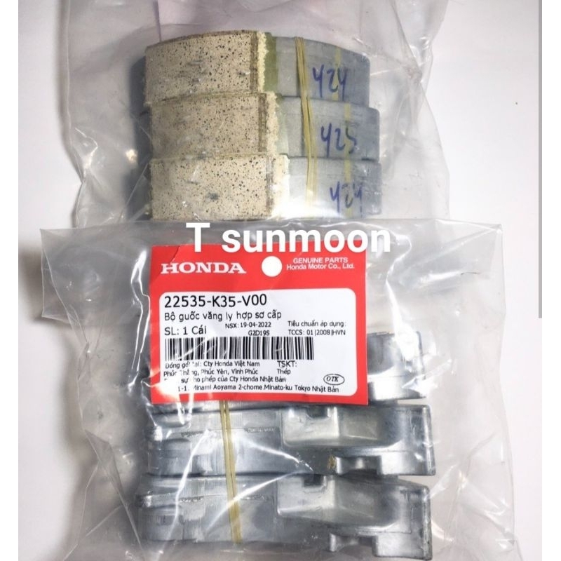 Bộ guốc văng ly hợp sơ cấp bộ ba búa sh mode lead 125 air blade 125 pcx 125 chính hiệu honda