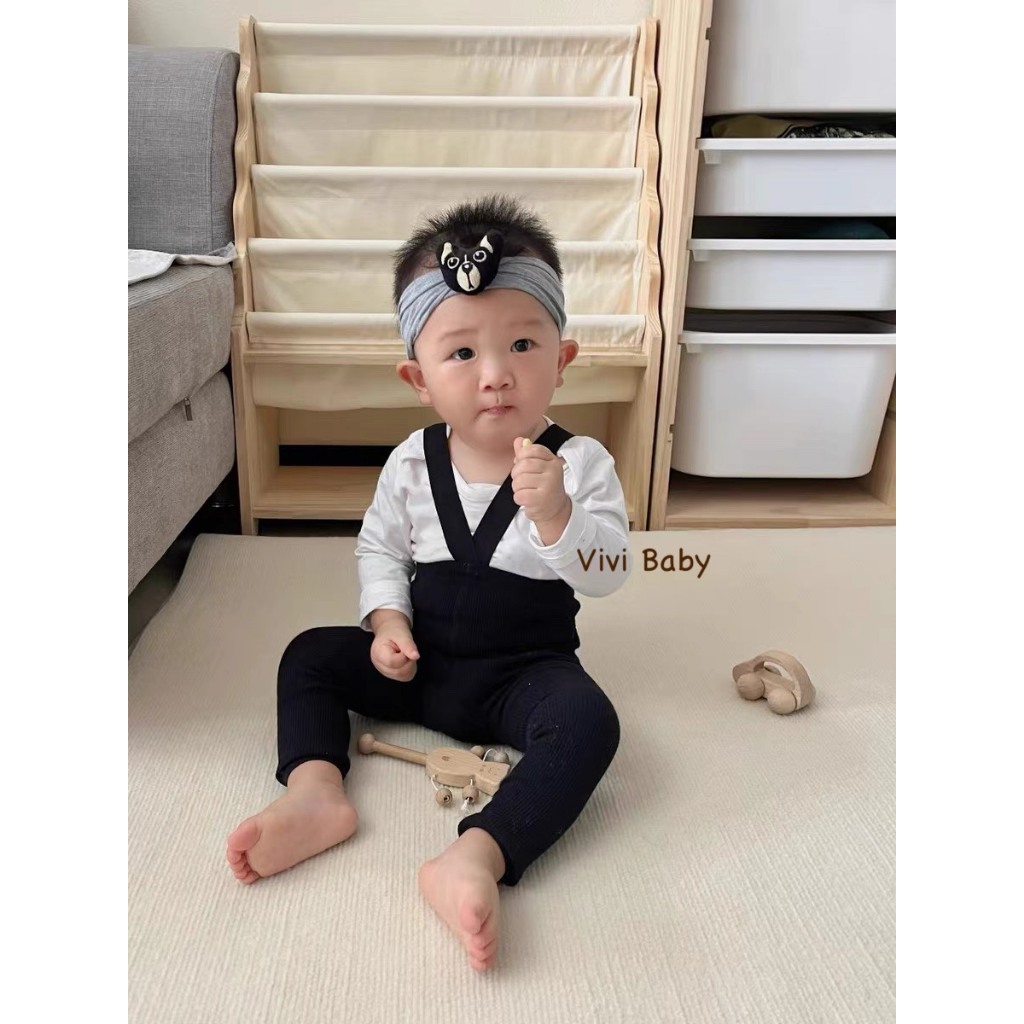 Quần yếm dài không tất phong cách Hàn Quốc cho bé yêu Vivi Baby