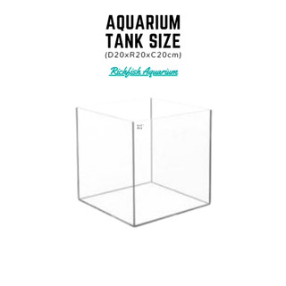 Bể Cubic 20 kích thước D20xR20xC20cm hồ thủy sinh nuôi cá betta
