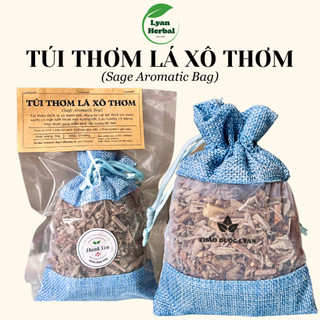 Túi thơm Lá Xô ( Sage) tẩy uế thanh trần xông nhà xả xui đem lại may mắn, thư giản thần kinh, khử mùi xe ô tô