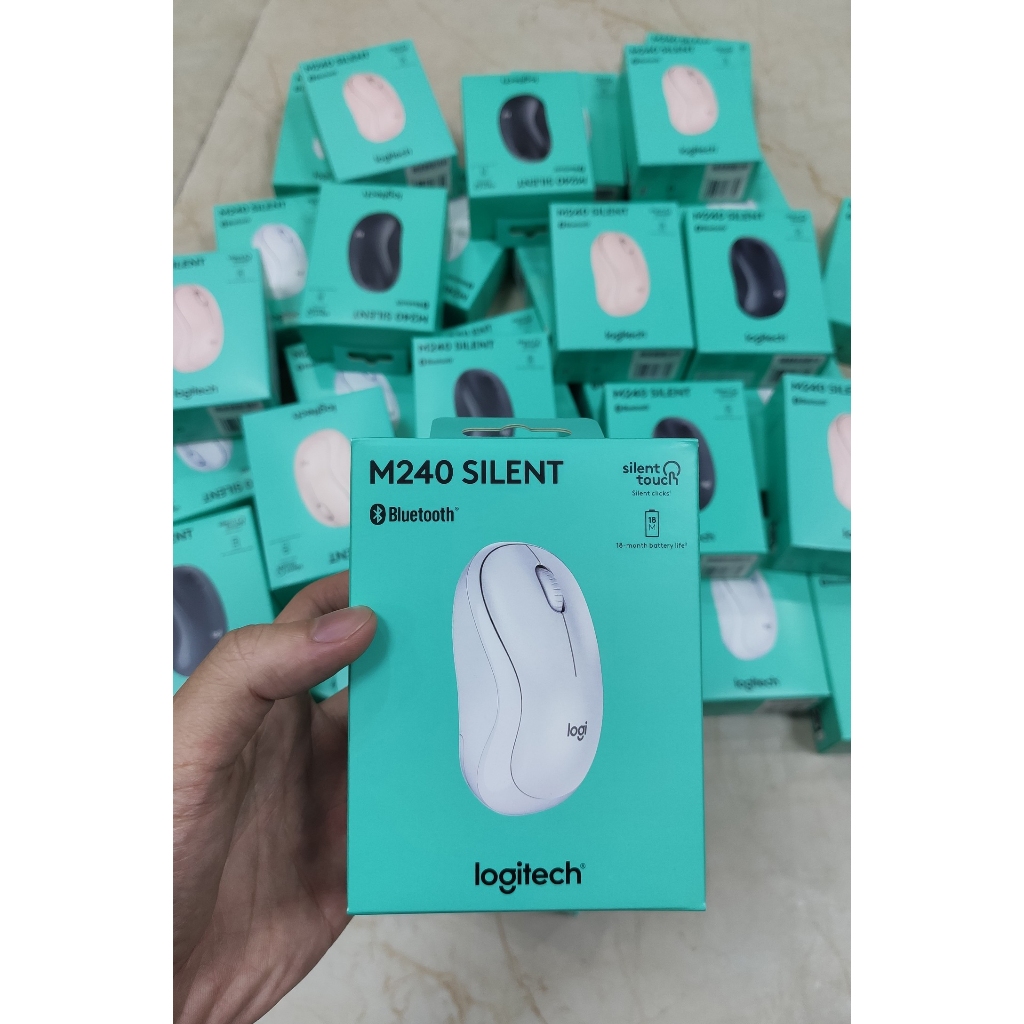 Chuột Logitech M240 Silent - Hàng Chính Hãng
