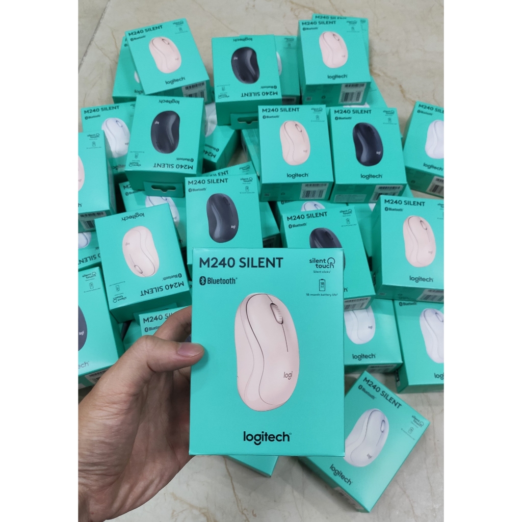 Chuột Logitech M240 Silent - Hàng Chính Hãng